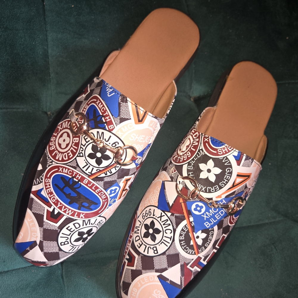 Brand New Stylish Men's Slip-On Loafers with Patterned Design